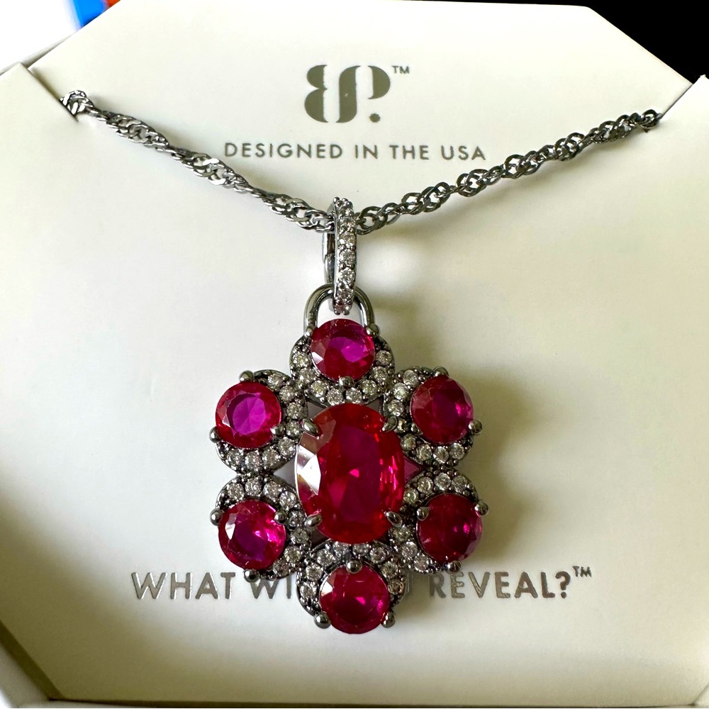 BP Lab Created Ruby, Hematite Plating